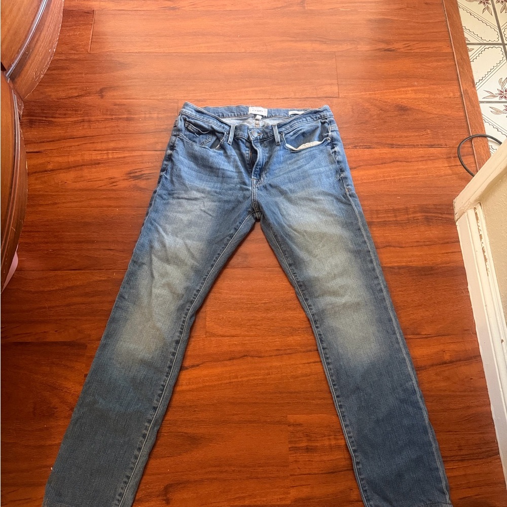 Frame Denim Men's Slim Jeans in Blue